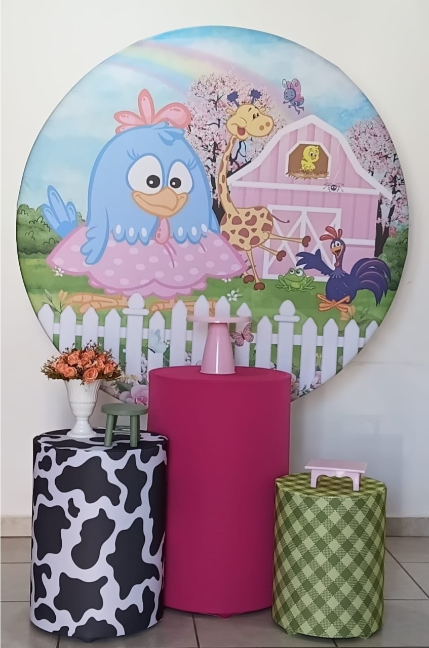 Kit Basico Galinha Pintadinha Fazendinha - PEGUE E MONTE - ALEGRIA CORES