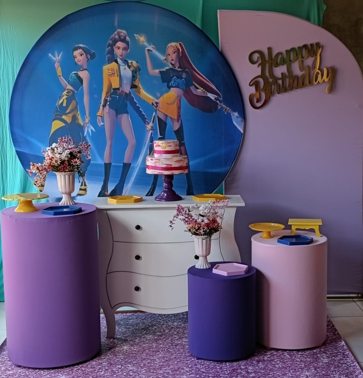 Kit Diamante - Guerreiras Do K-Pop - PEGUE E MONTE - ALEGRIA CORES