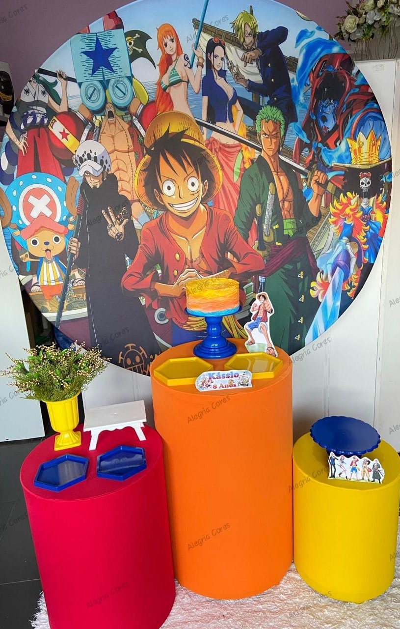 Kit Prata - One Piece - PEGUE E MONTE - ALEGRIA CORES