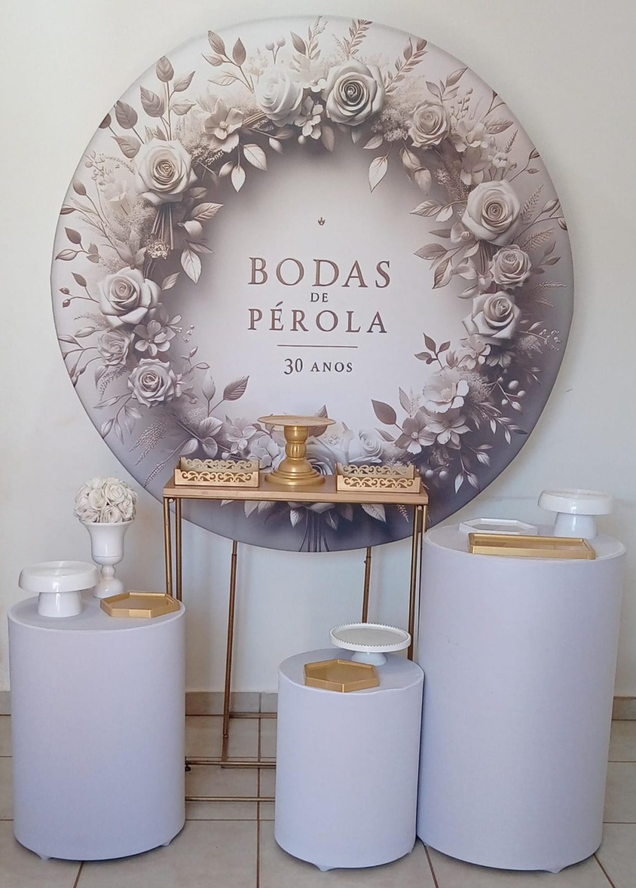 Kit Ouro Bodas de Pérola - PEGUE E MONTE - ALEGRIA CORES