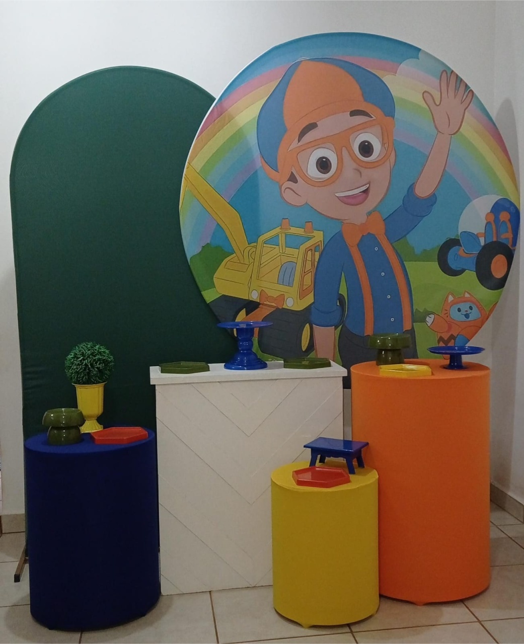 Kit Diamante Blippi - PEGUE E MONTE - ALEGRIA CORES