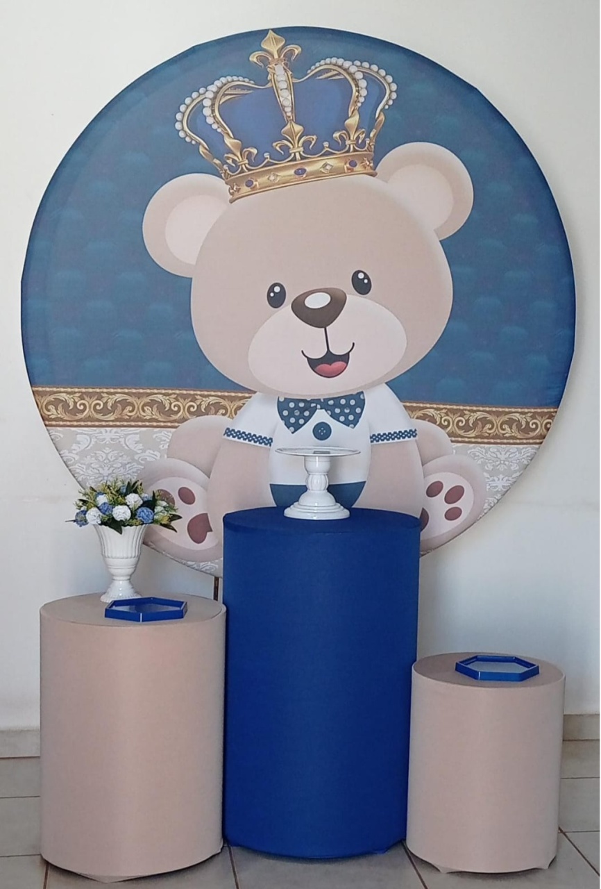 Kit Basico Urso Príncipe - PEGUE E MONTE - ALEGRIA CORES
