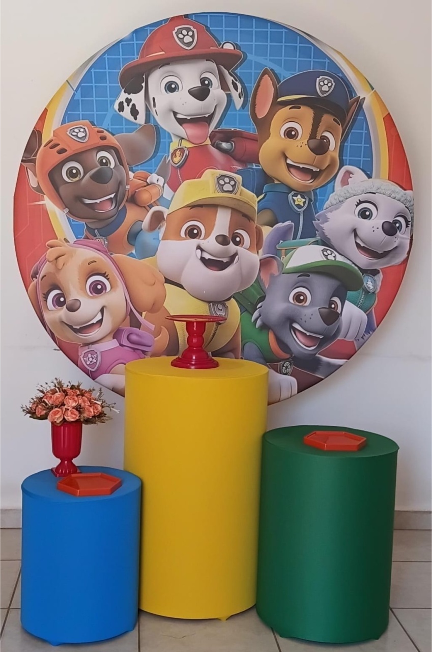 Kit Basico Patrulha Canina - PEGUE E MONTE - ALEGRIA CORES