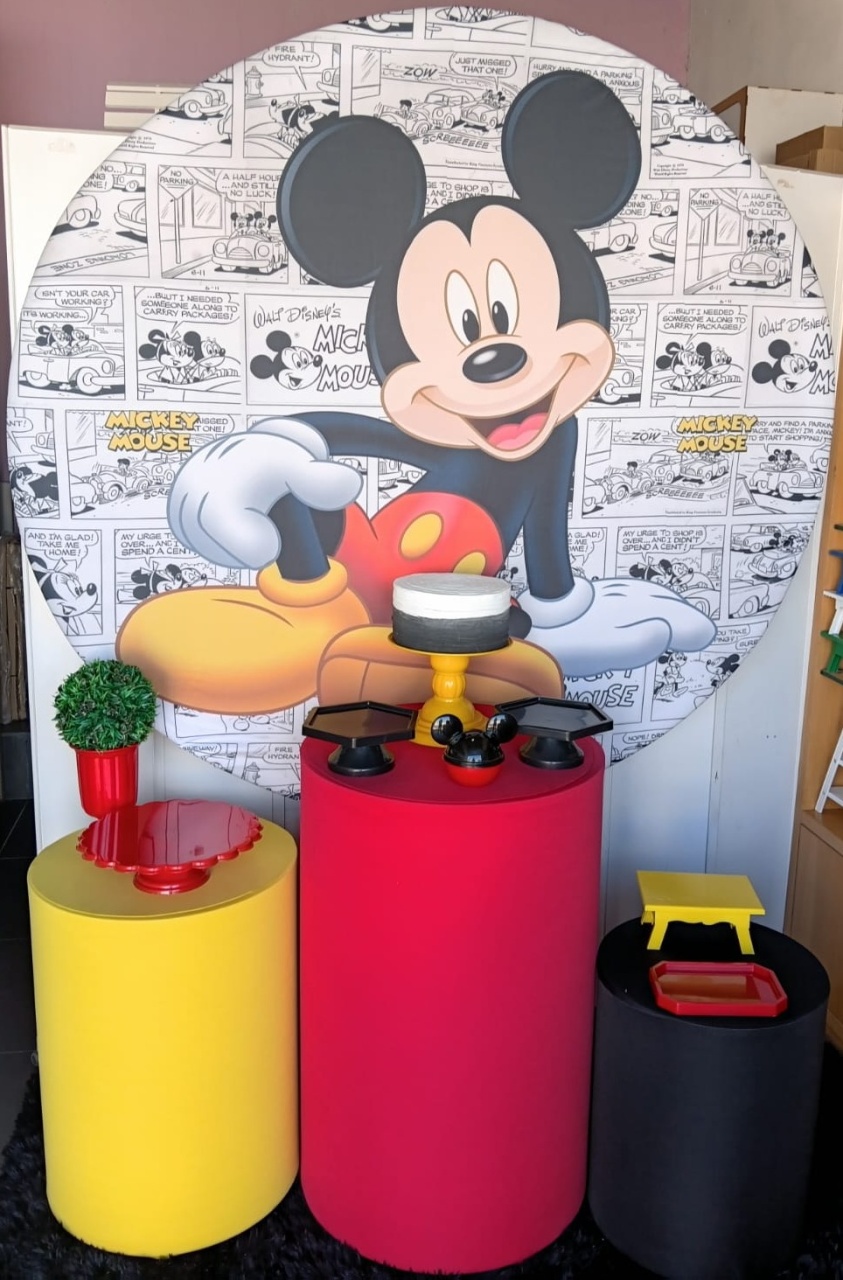 Kit Prata - Mickey - PEGUE E MONTE - ALEGRIA CORES