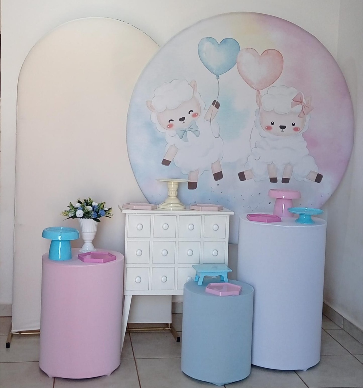 Kit Diamante Ovelhinhas - PEGUE E MONTE - ALEGRIA CORES