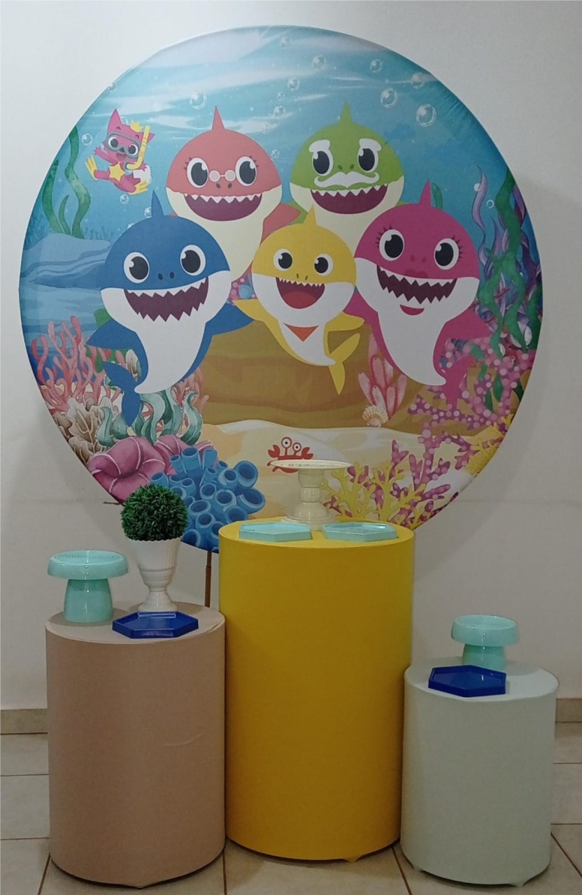 Kit Prata Baby Shark - PEGUE E MONTE - ALEGRIA CORES