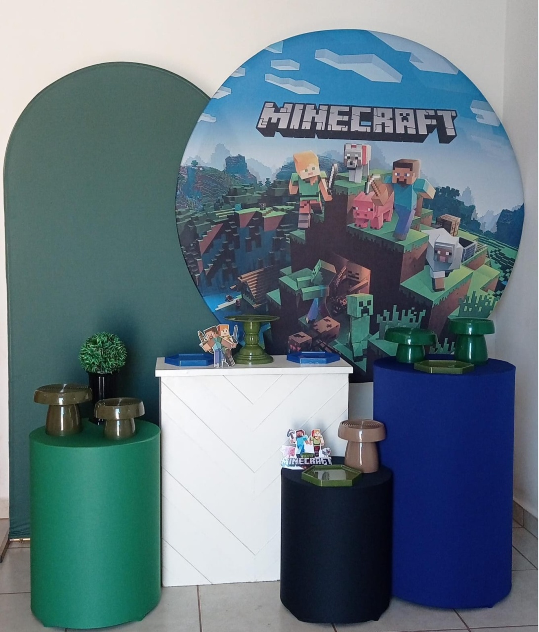 Kit Diamante Minecraft - PEGUE E MONTE - ALEGRIA CORES