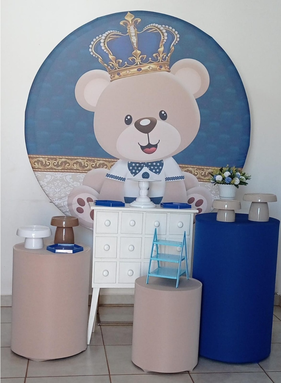 Kit Ouro Urso Príncipe - PEGUE E MONTE - ALEGRIA CORES