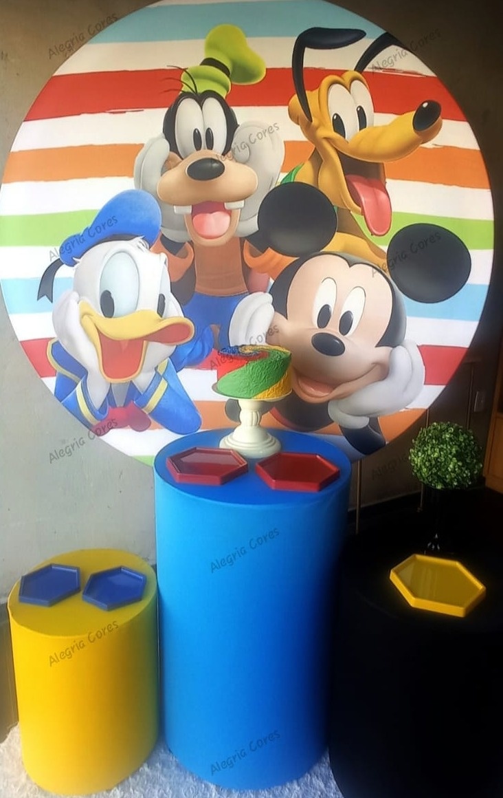 Kit Prata - Turma Do Mickey - PEGUE E MONTE - ALEGRIA CORES