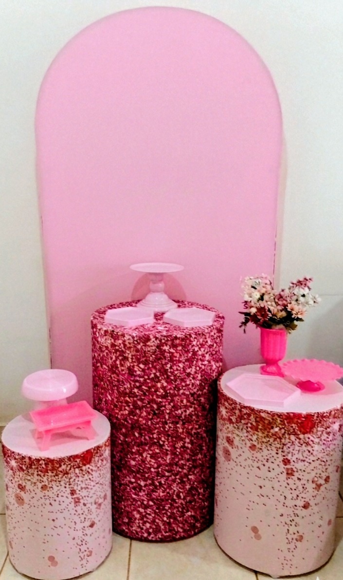 Kit Prata Romano Rosa Claro - PEGUE E MONTE - ALEGRIA CORES