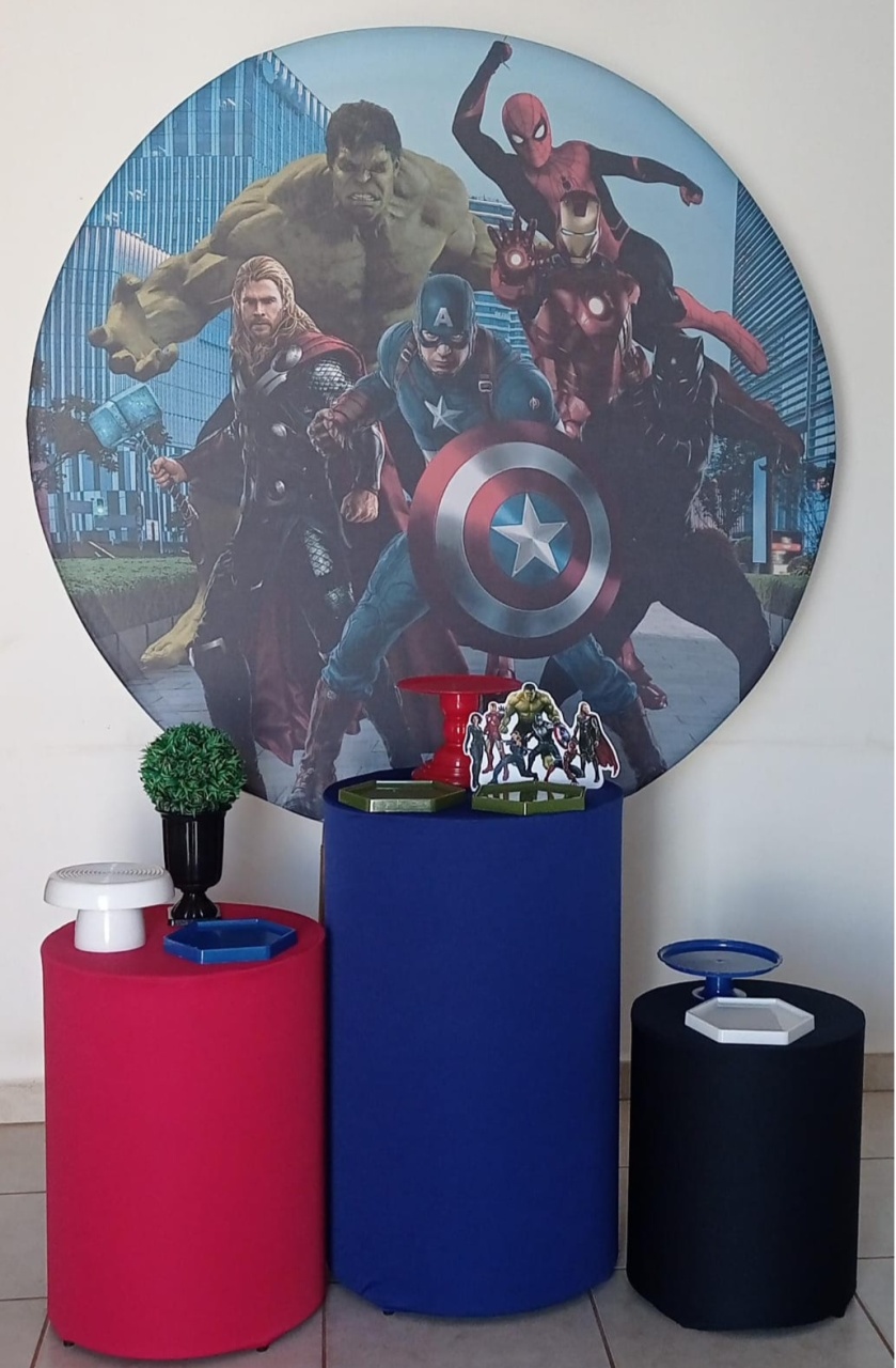 Kit Prata Os Vingadores - PEGUE E MONTE - ALEGRIA CORES