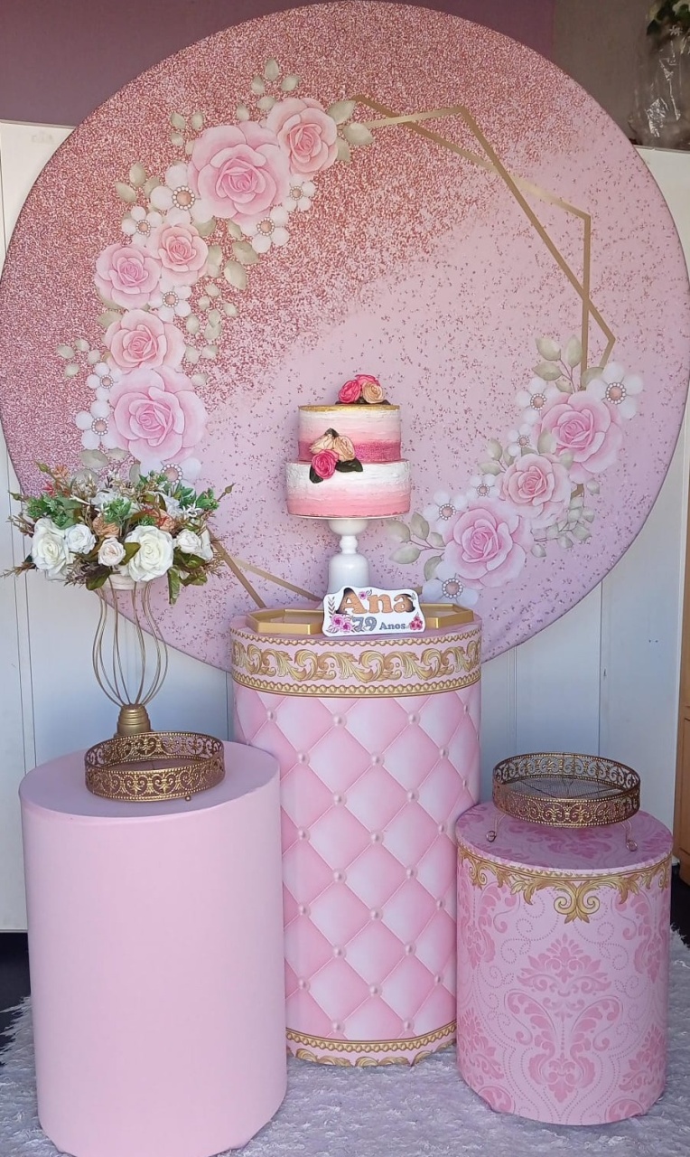 Kit Prata - Floral Rosê - PEGUE E MONTE - ALEGRIA CORES