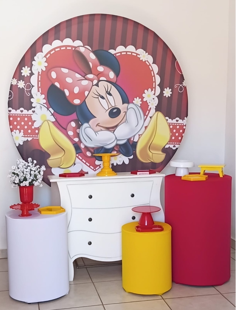 Kit Ouro Minnie Vermelha - PEGUE E MONTE - ALEGRIA CORES