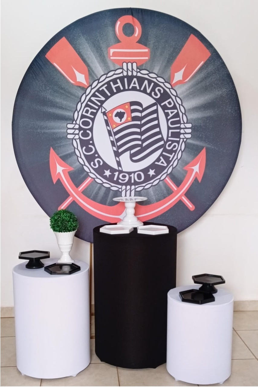 Kit Prata Corinthians Liso - PEGUE E MONTE - ALEGRIA CORES