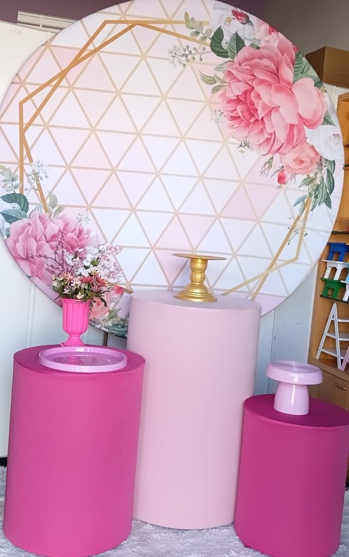 Kit Basico - Floral Rosa - PEGUE E MONTE - ALEGRIA CORES