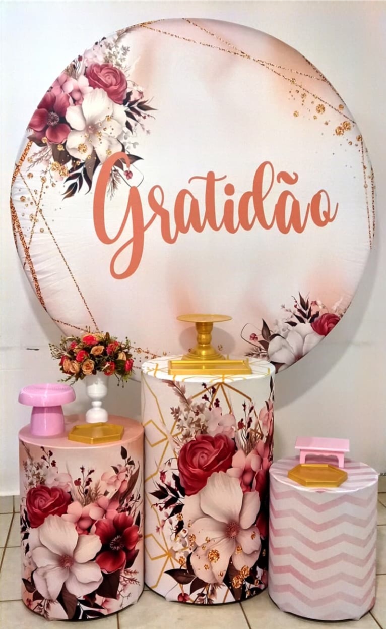Kit Prata Gratidão Rosê - PEGUE E MONTE - ALEGRIA CORES