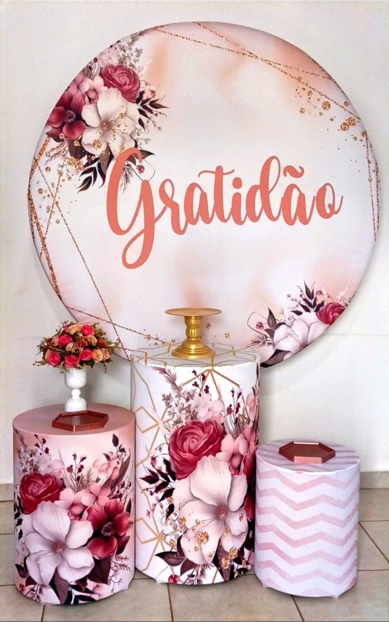 Kit Basico Gratidão Rosê - PEGUE E MONTE - ALEGRIA CORES