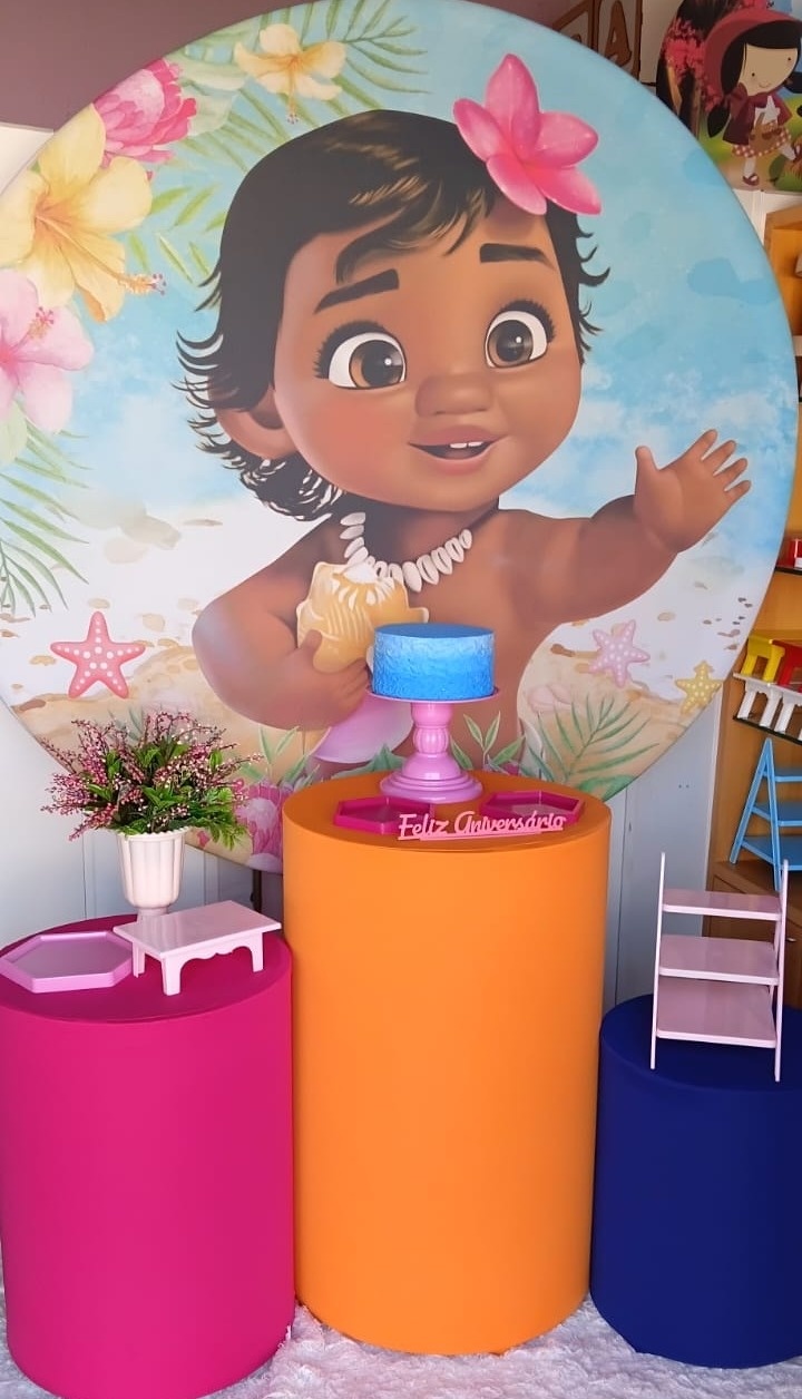 Kit Prata - Moana Baby -3 - PEGUE E MONTE - ALEGRIA CORES