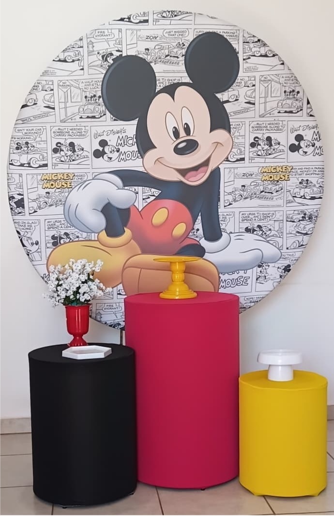 Kit Basico Mickey - PEGUE E MONTE - ALEGRIA CORES