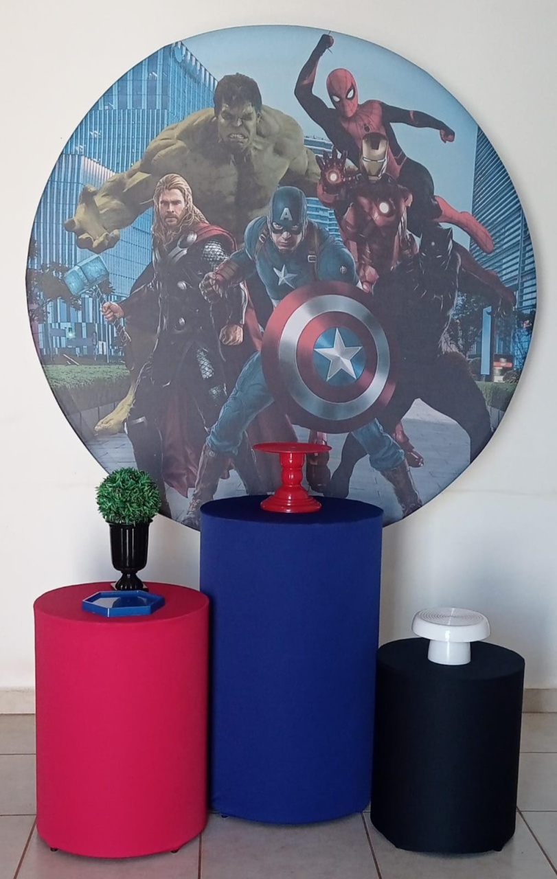 Kit Basico Os Vingadores - PEGUE E MONTE - ALEGRIA CORES