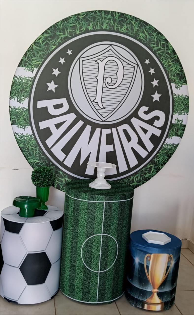 Kit Basico Palmeiras - PEGUE E MONTE - ALEGRIA CORES