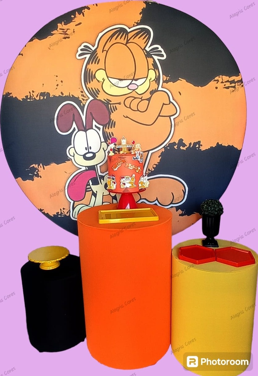 Kit Prata - Garfield - PEGUE E MONTE - ALEGRIA CORES