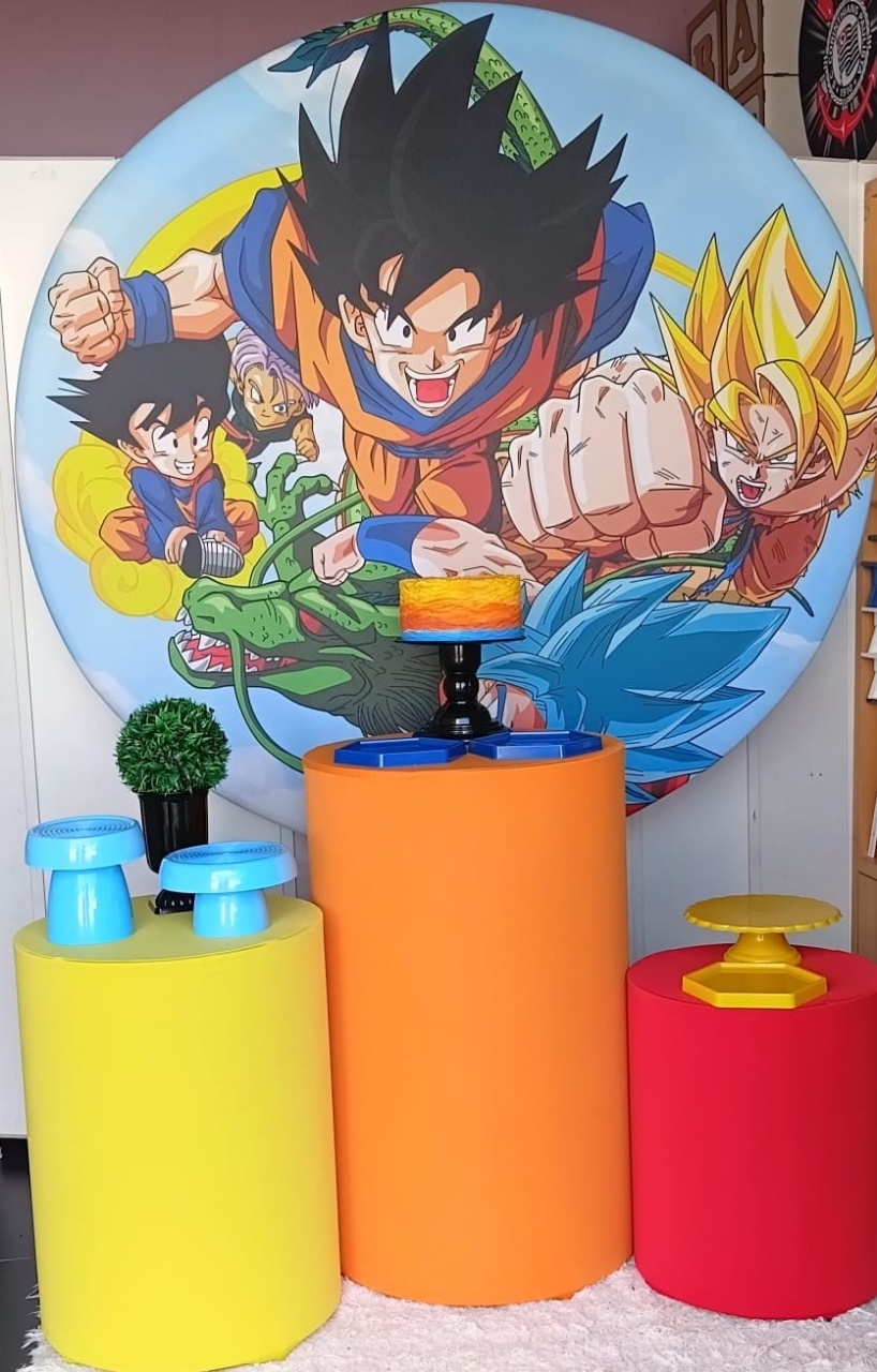 Kit Prata - Dragon Ball - PEGUE E MONTE - ALEGRIA CORES