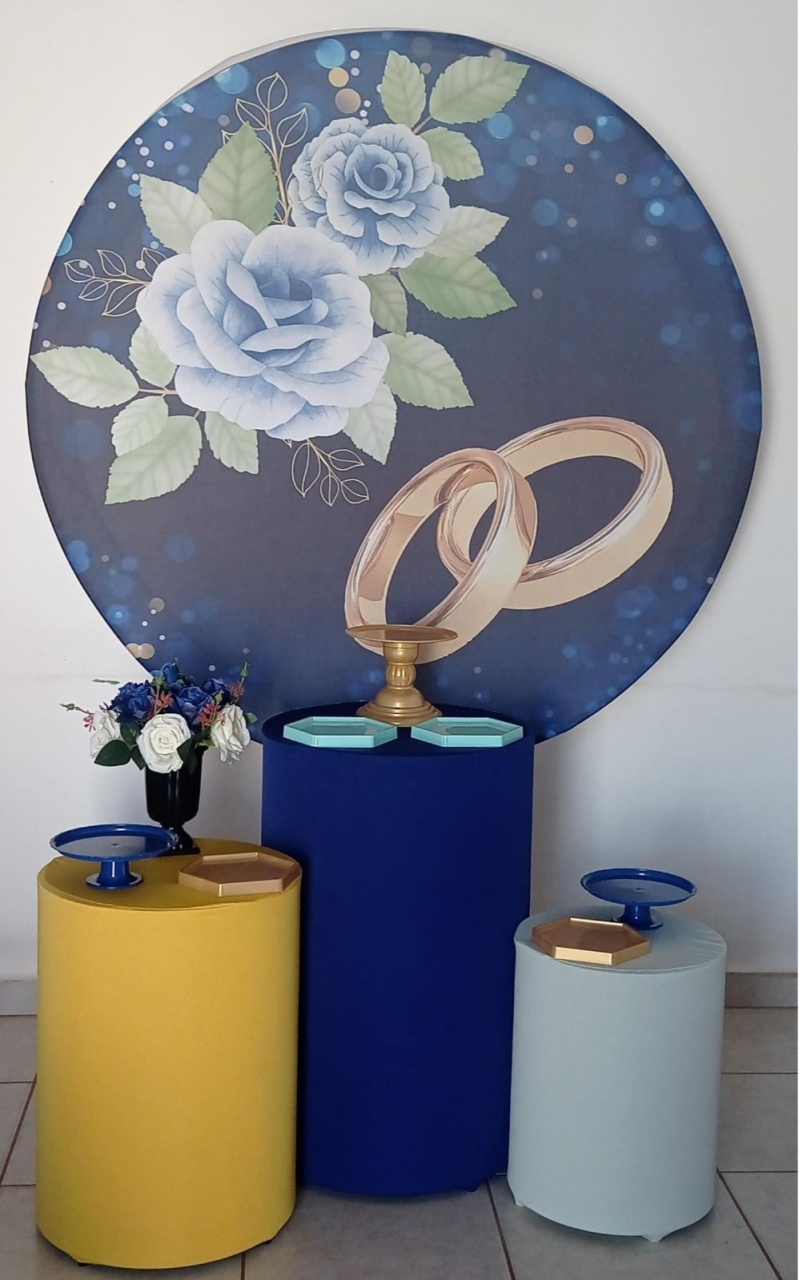 Kit Prata Aliança Azul - PEGUE E MONTE - ALEGRIA CORES