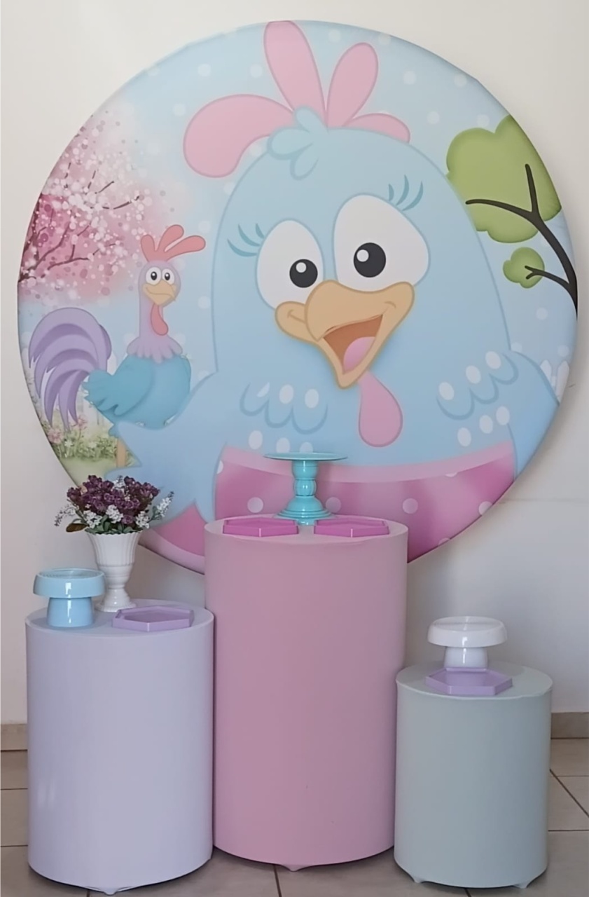Kit Prata Galinha Pintadinha - PEGUE E MONTE - ALEGRIA CORES