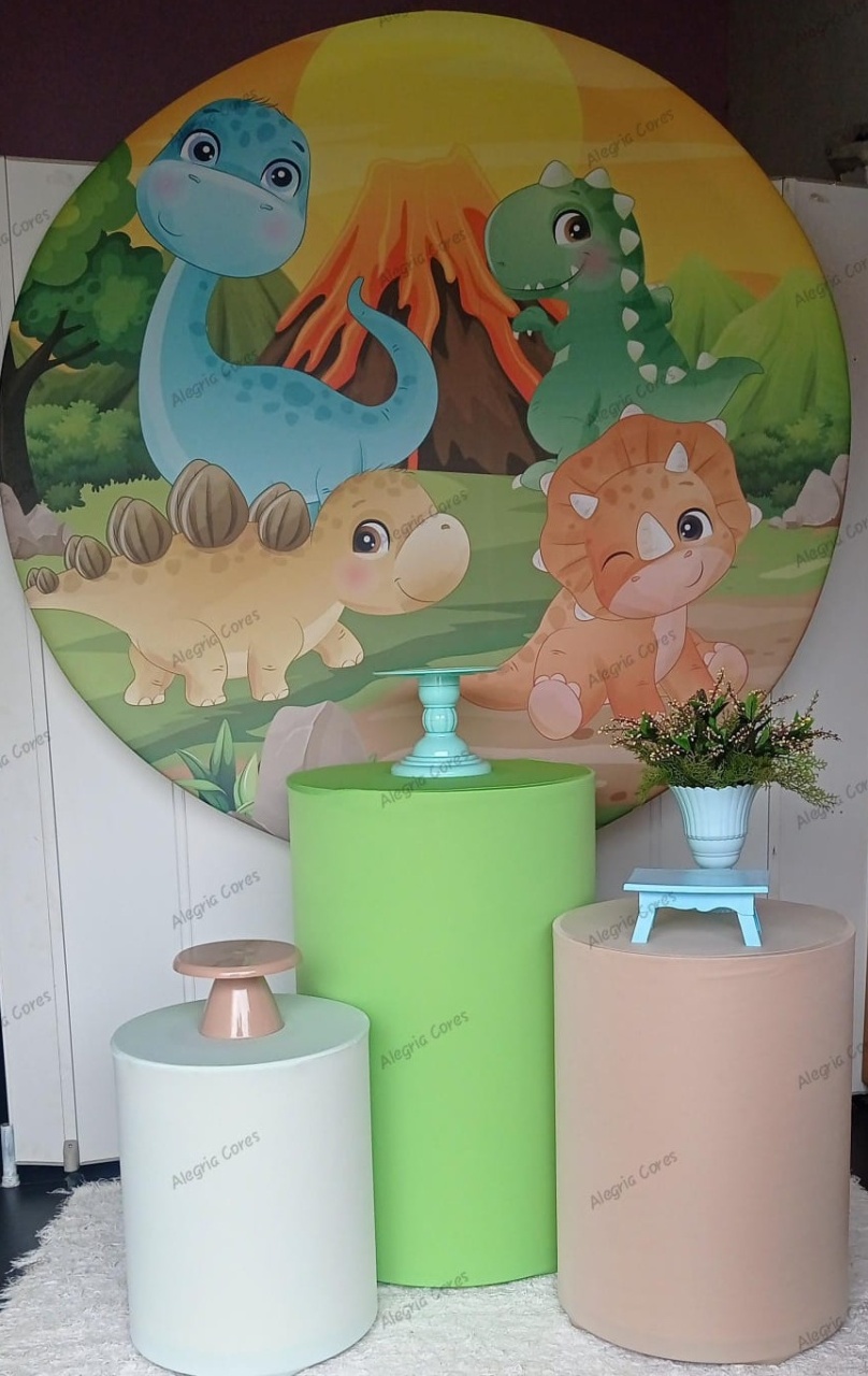 Kit Basico - Dinousaros Baby - PEGUE E MONTE - ALEGRIA CORES