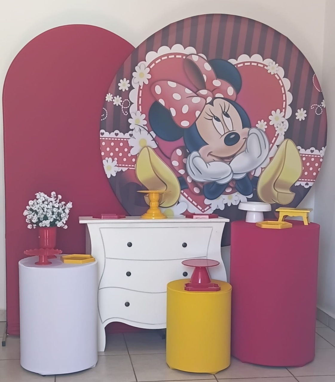 Kit Diamante Minnie Vermelha - PEGUE E MONTE - ALEGRIA CORES