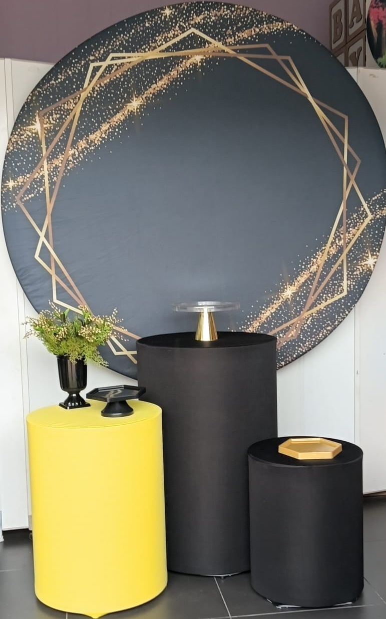 Kit Basico - Preto-Dourado - PEGUE E MONTE - ALEGRIA CORES