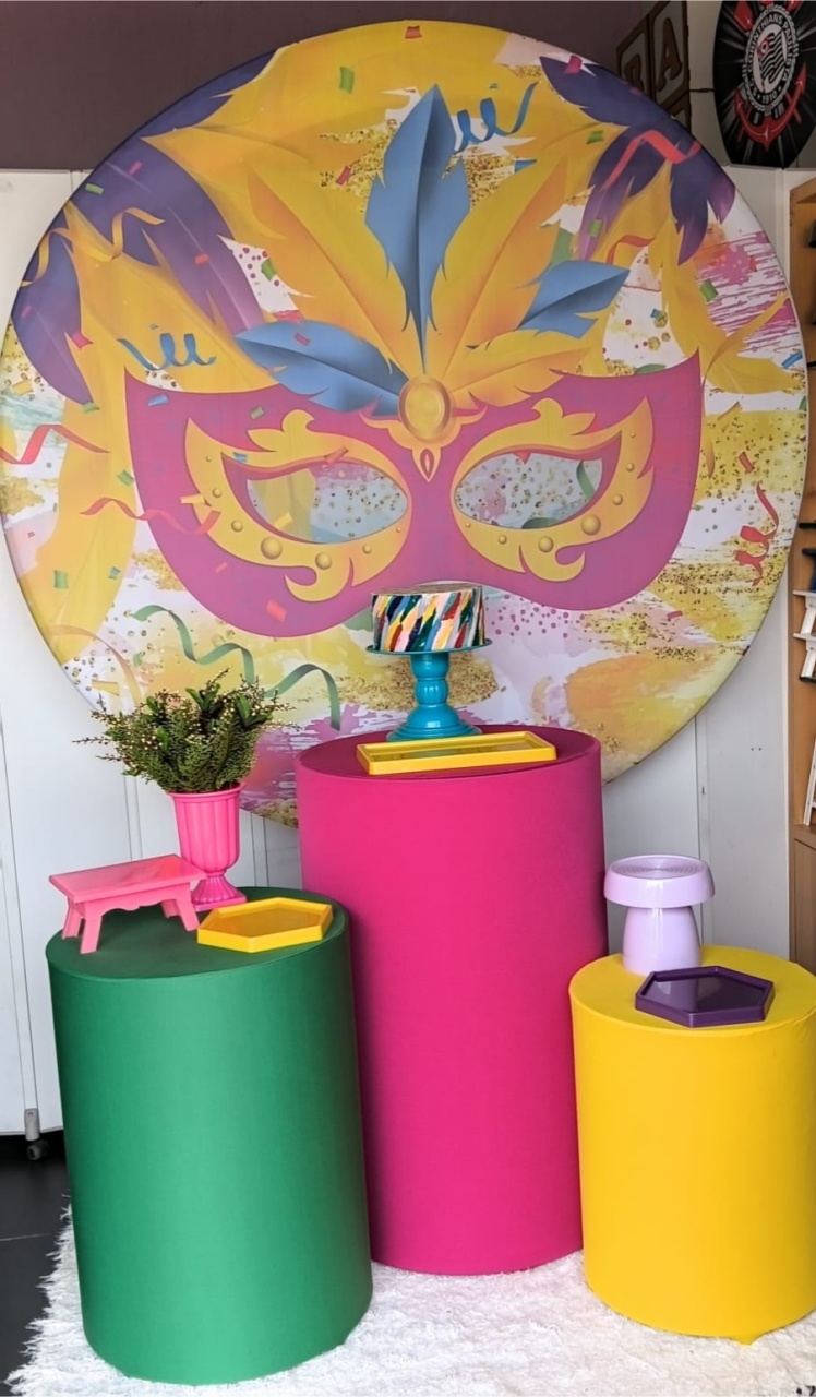 Kit Prata Carnaval - PEGUE E MONTE - ALEGRIA CORES