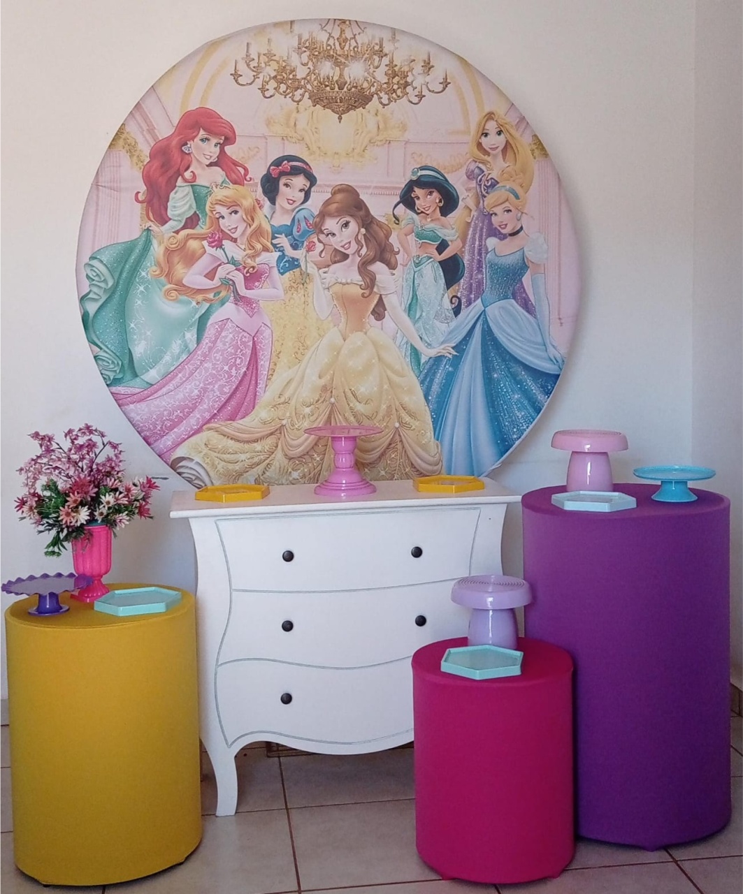 Kit Ouro As Princesas - PEGUE E MONTE - ALEGRIA CORES