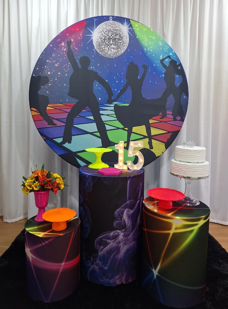 Neon - Prata 1 - Decorações Ale Ramos