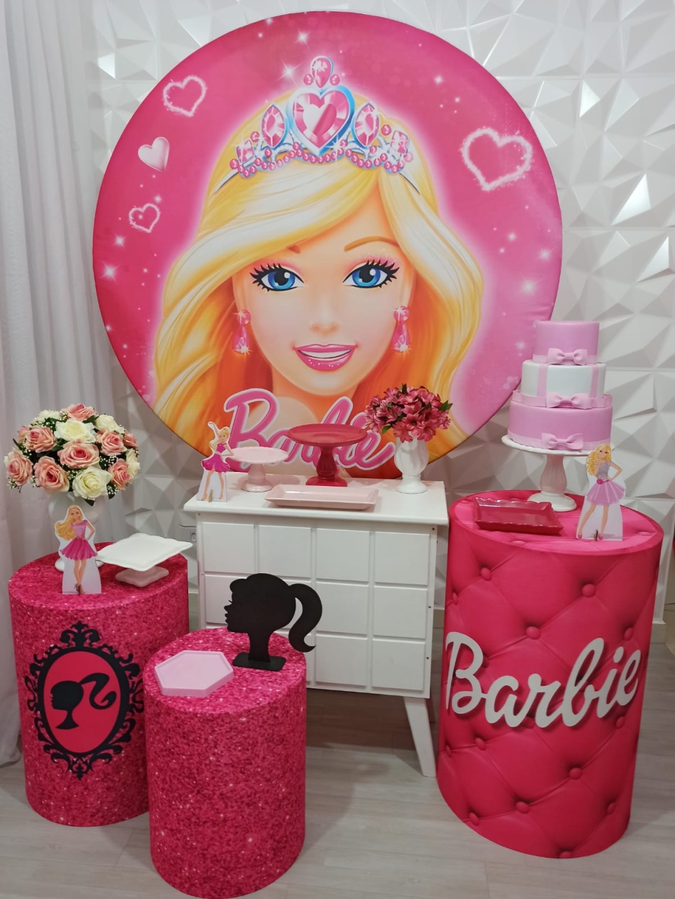 Barbie - Ouro - Decorações Ale Ramos