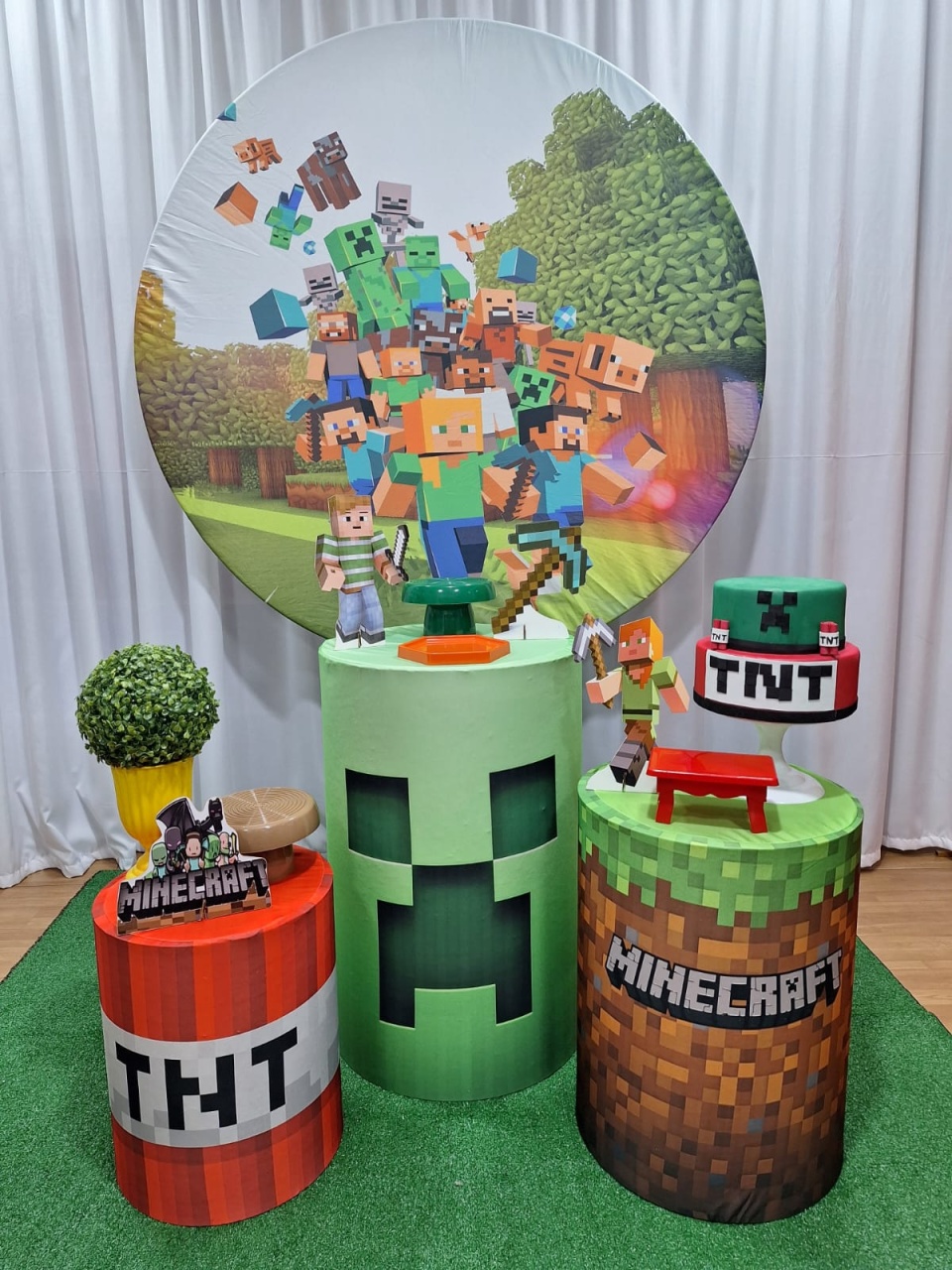 Minecraft - Prata - Decorações Ale Ramos