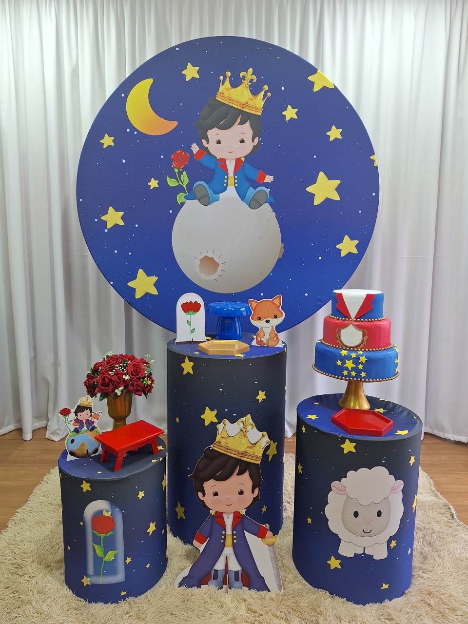 Pequeno Príncipe - Prata - Decorações Ale Ramos
