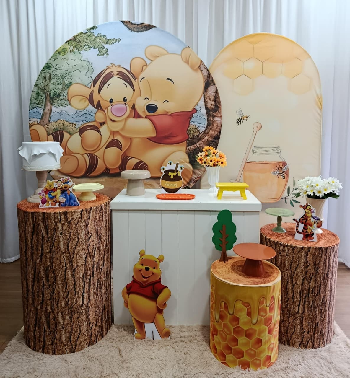 Ursinho Pooh - Diamante - Decorações Ale Ramos