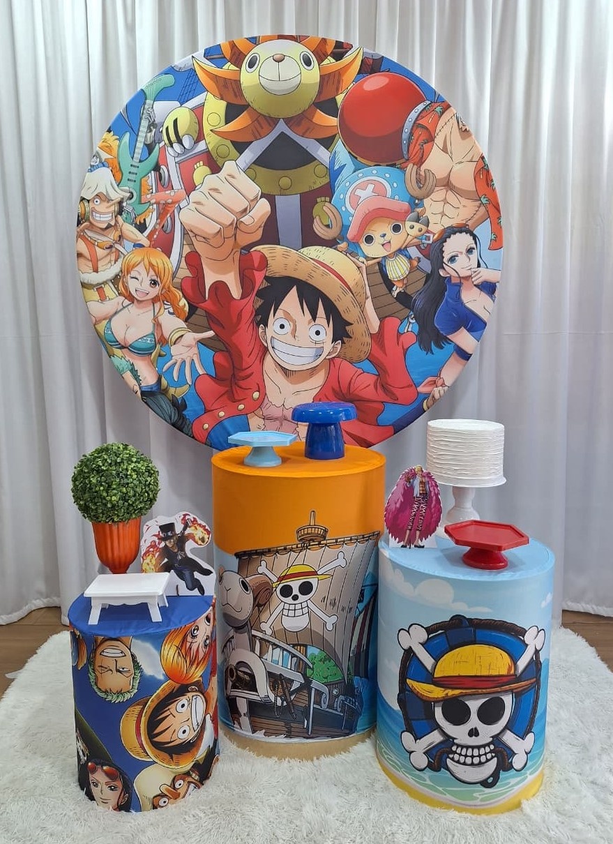 One Piece - Prata - Decorações Ale Ramos