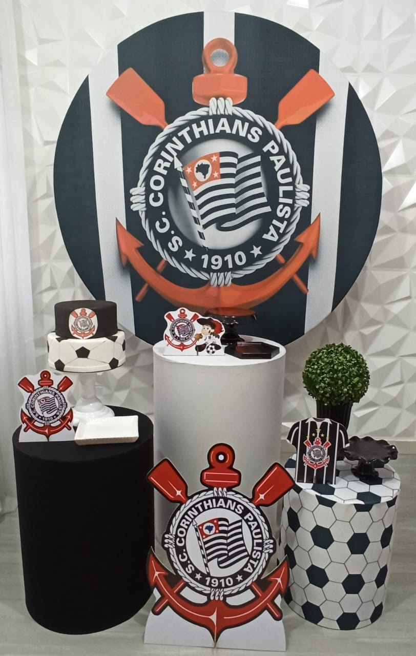 Corinthians - Prata - Decorações Ale Ramos