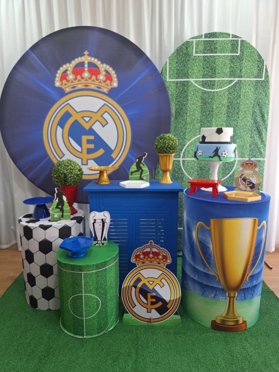 Real Madrid - Diamante - Decorações Ale Ramos