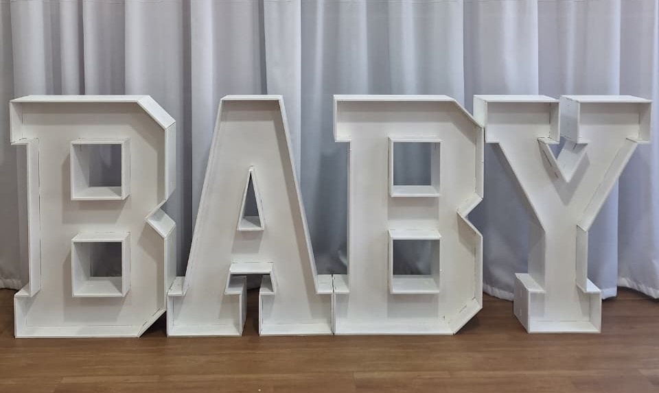 Letreiro Baby - Decorações Ale Ramos