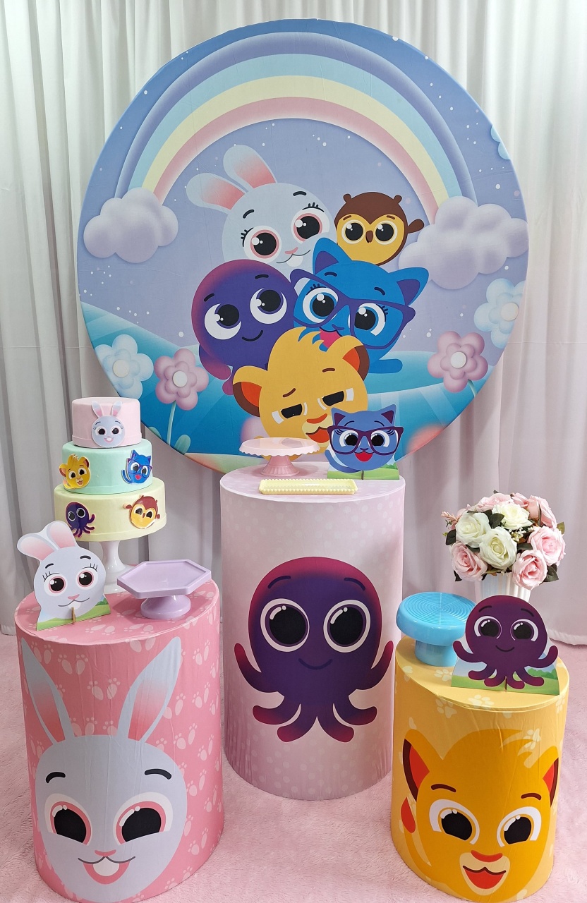Bolofofos Lilas - Prata - Decorações Ale Ramos