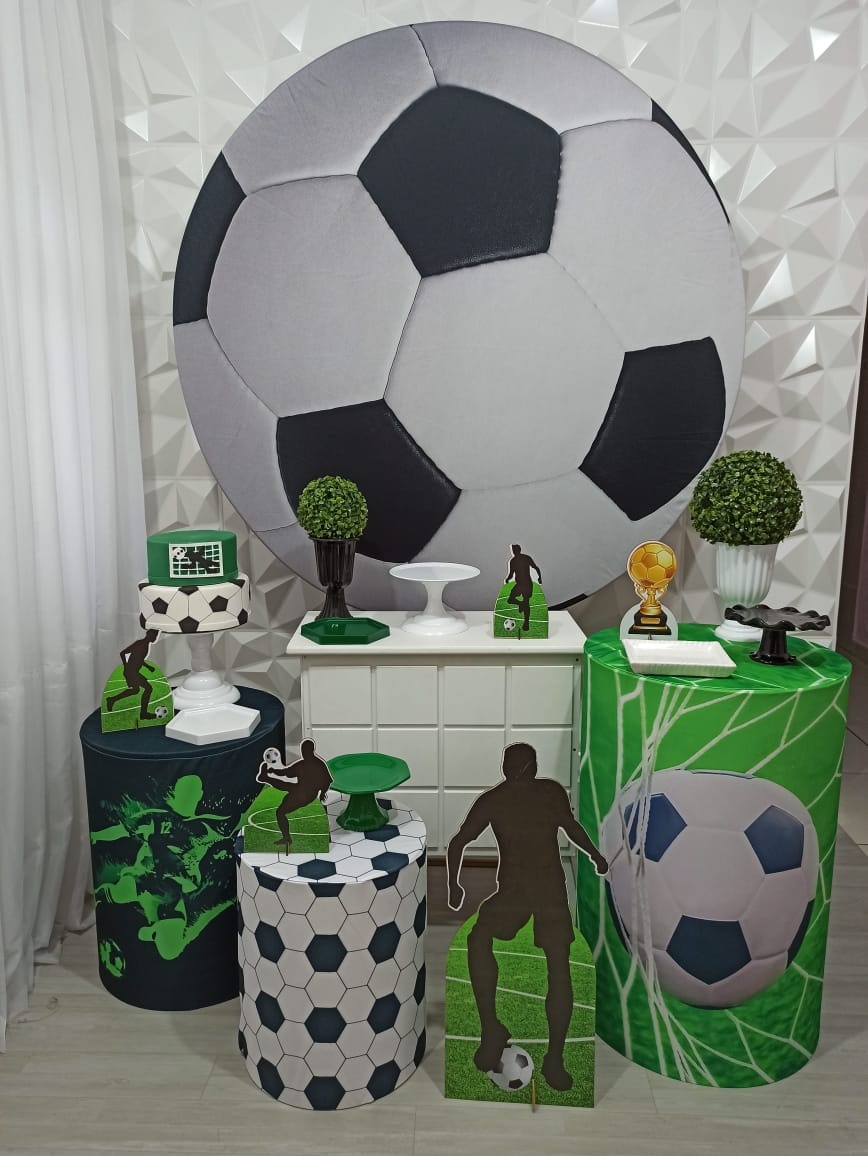 Futebol - Ouro - Decorações Ale Ramos