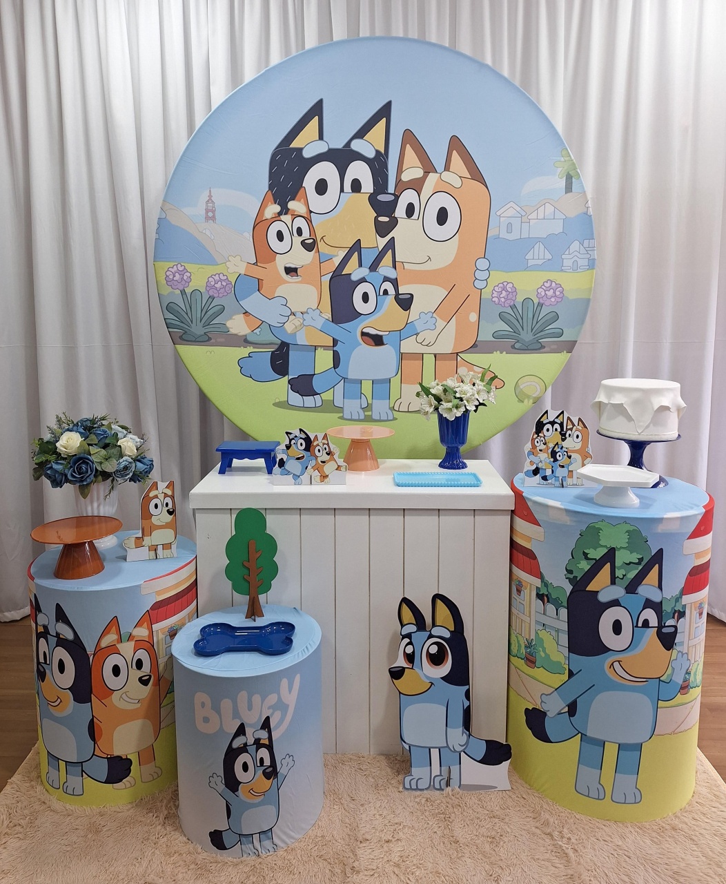 Bluey - Ouro - Decorações Ale Ramos