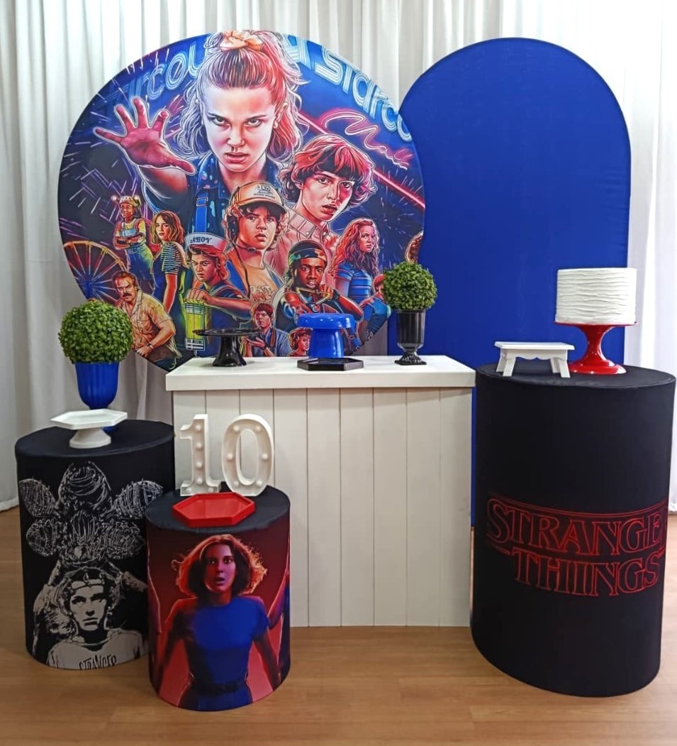 Stranger Things - Prata - Decorações Ale Ramos