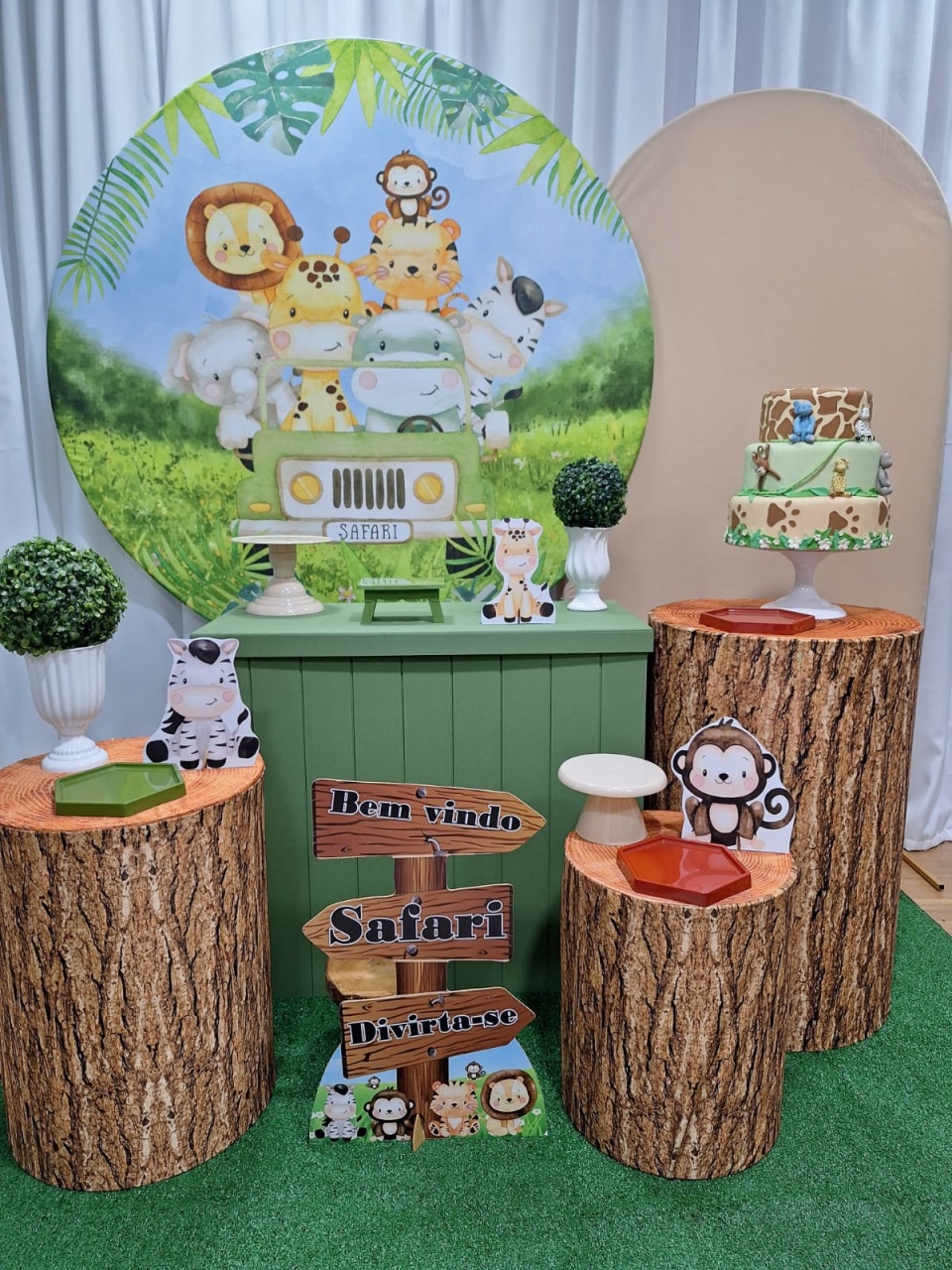 Safari - Diamante - Decorações Ale Ramos