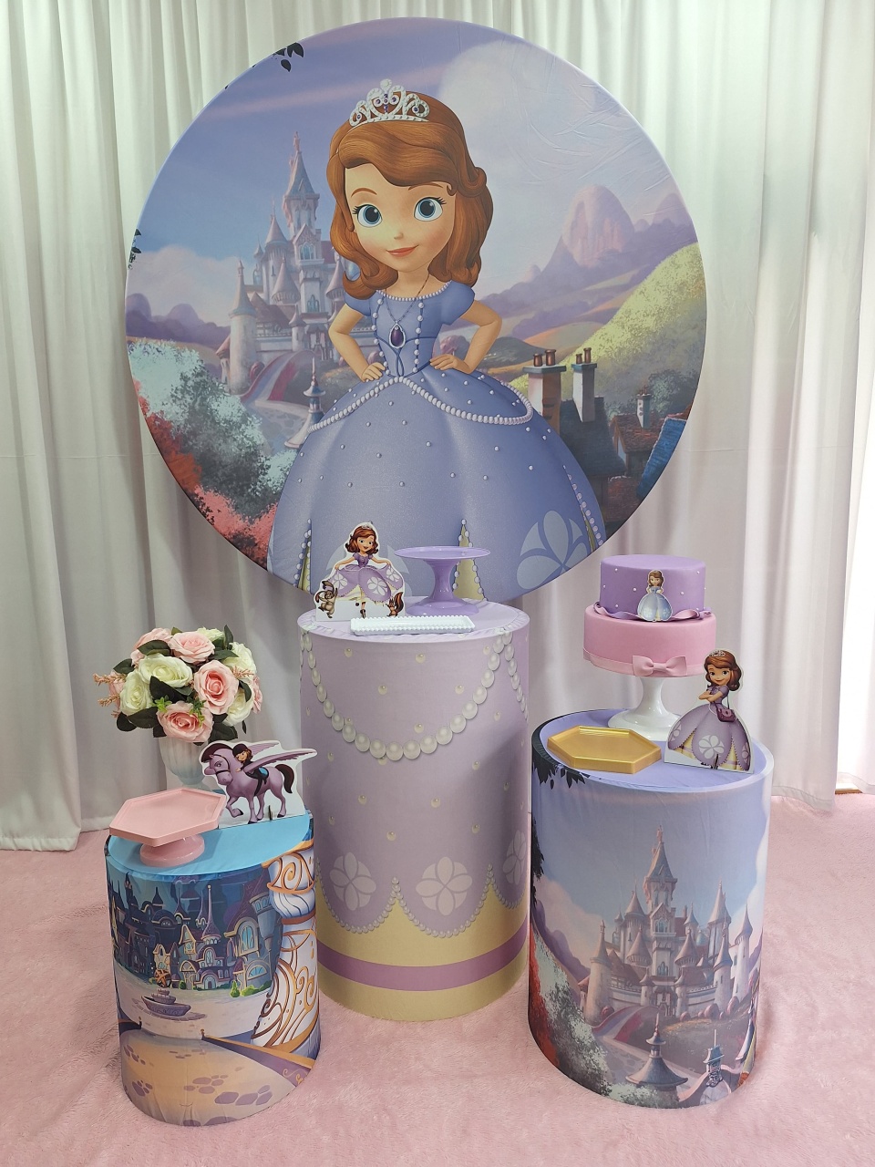 Princesa Sofia - Prata - Decorações Ale Ramos