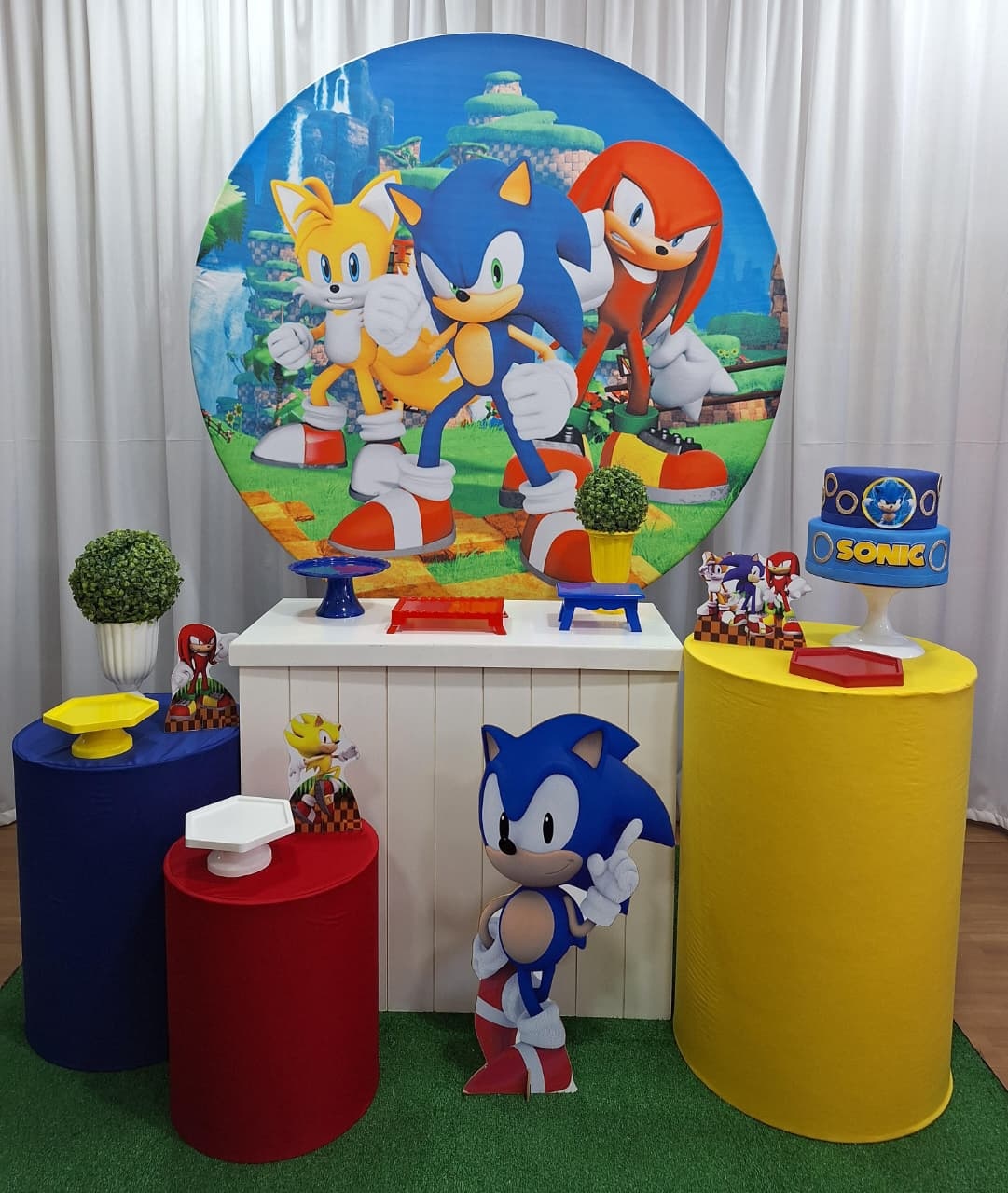 Sonic - Ouro 3 - Decorações Ale Ramos